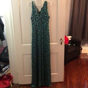 ModCloth Green 20s inspired gown